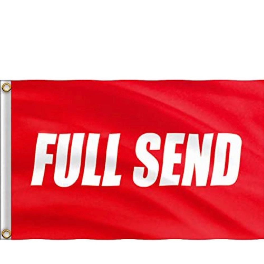 Red full send flag.